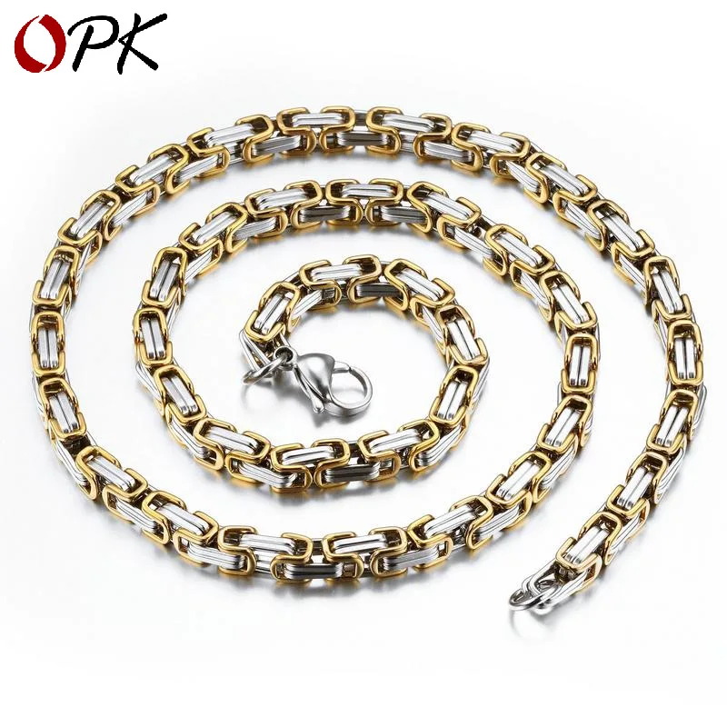 Fashion Man Accessories Titanium Steel Students Necklace Cool Christmas Gift Long Non-Fading BOY'S Single-necklace