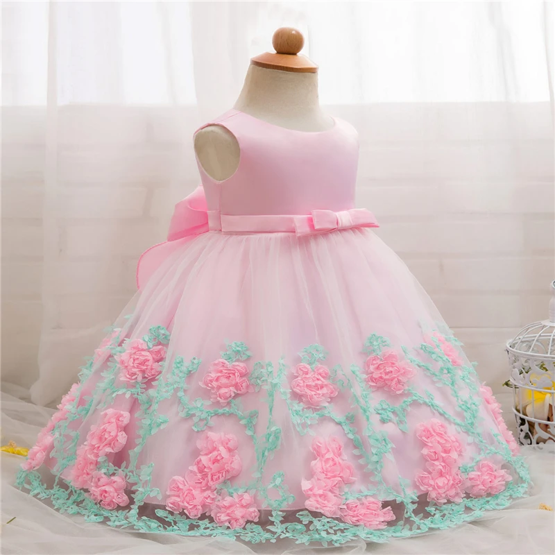 Детское платье-пачка для дня рождения, праздничное платье принцессы для девочек, детское кружевное элегантное платье подружки невесты для девочек, одежда для маленьких девочек