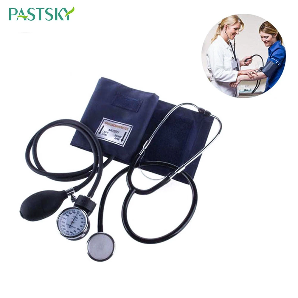 Manual Blood Pressure Monitor Measure Stethoscope Use Doctor Systolic