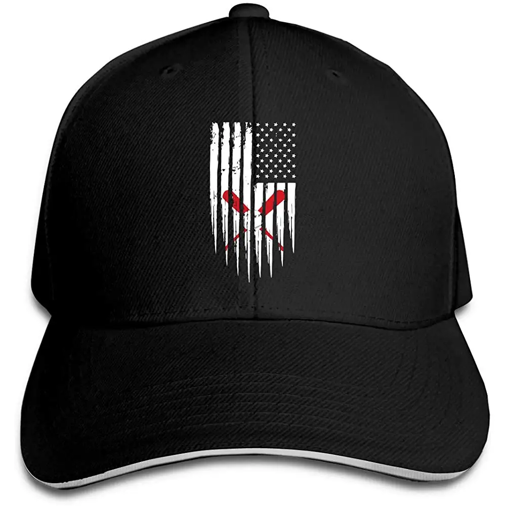 Для Мужчин's Для женщин Бейсбол Софтбол Летучая мышь с изображением американского флага Кепка-тракер Кепки Бейсбол Кепки