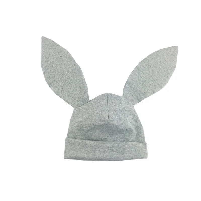WARMOM INS модные наряды с длинными кроличьими ушами на капюшоне, Одежда для новорожденных, с изображением шляпы Kawaii Детские однотонные Мягкий хлопок шляпа Творческий реквизит для фотосессии - Цвет: T3