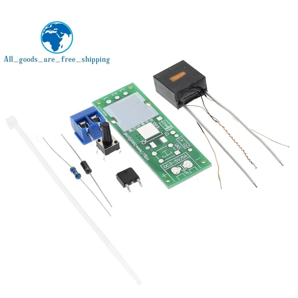 

HV-1 High Voltage Generator Arc Ignition DIY Kit Arc Generator Arc Cigarette Igniter Kit DIY High Voltage Module DC 3-5V Lighter