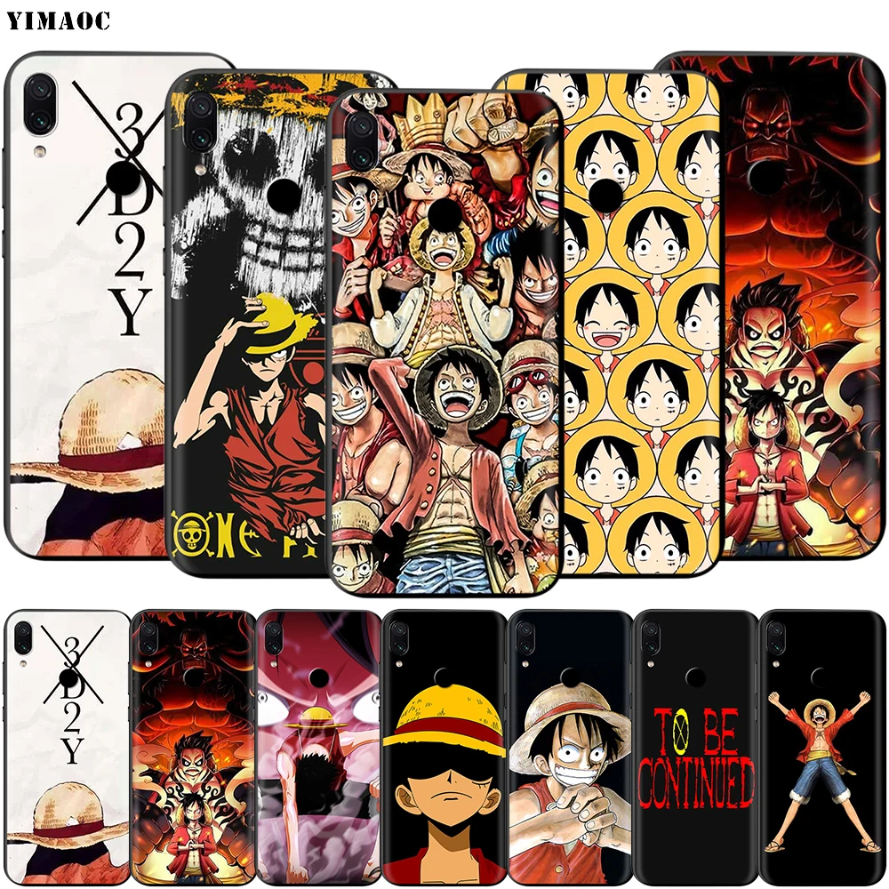 One Piece Luffy Case for Xiaomi Redmi MI Note MAX 3 6 6A 7 8 9 9A 9C 10 se A1 A2 Lite GO F1 A3 K30 Poco F2 Pro | Мобильные телефоны