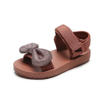 

Summer Fashion Girls Sandals Bowknot Soft Kids Shoes Girls Princess Dance Shoes Anti-slip Kids Beach Sandals Baby Toddler Shoes