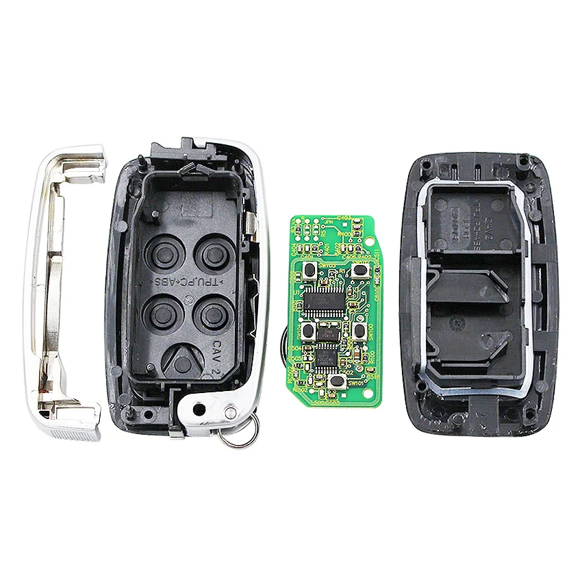 5 Кнопка смарт-карты дистанционного ключа Fob 433 МГц ID49 чип для Range Rover AH42-15K601-BG