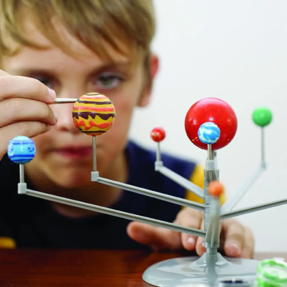 Big Discount  None Solar System Planetarium Model Learning Study Science Kits Educational Astronomy Model DIY Toy 
