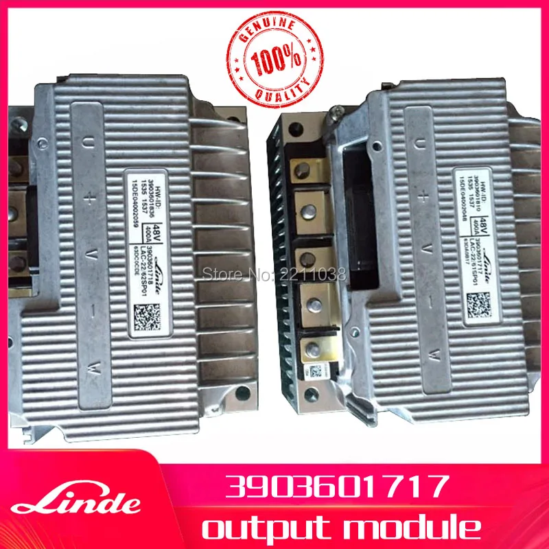 Linde forklift genuine part 3903601717 output module assy. LAC-22/61 SP01 used on 115 electric reach truck R10C R12C R14 R16 R20 |
