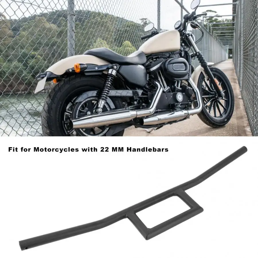 Мотоцикл Руль Универсальный Драг модификации из нержавеющей стали, в стиле ретро для мотоциклов с 22 мм Рули мотоциклиста
