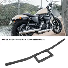 Мотоцикл Руль Универсальный Драг модификации из нержавеющей стали, в стиле ретро для мотоциклов с 22 мм Рули мотоциклиста