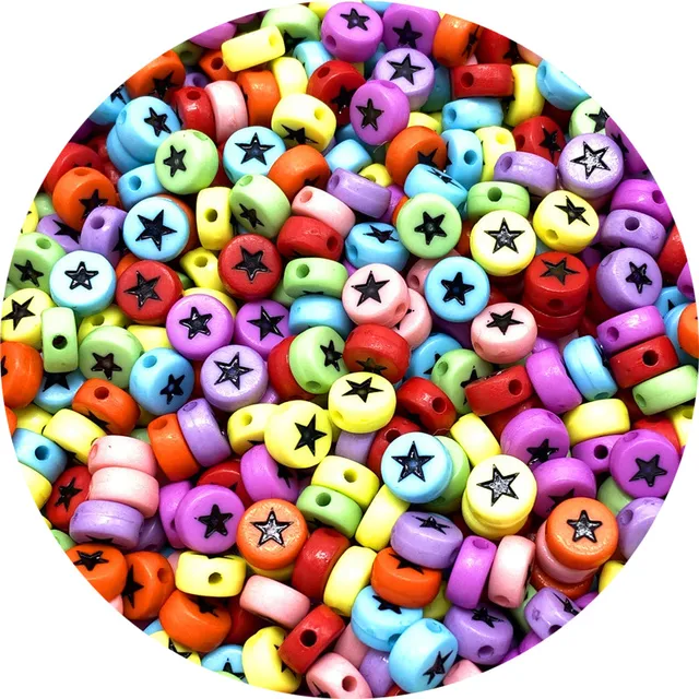 100pcs 6mm Mixed Square Alphabet Letter Beads Charms Bracelet Necklace For Jewelry Making DIY Accessories 18