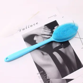 

Lotion Oil Cream Applicator Body Back Cleaning tools Long Handler Massaging Bath Brush Massager Bath accessories