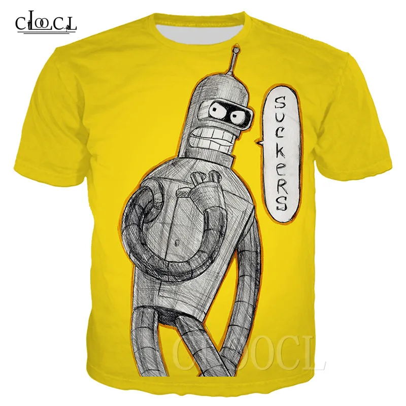 Аниме Futurama, 3D принт, мужская и женская футболка, модные Мультяшные футболки, популярная забавная футболка Харадзюку, Homme, забавная футболка размера плюс