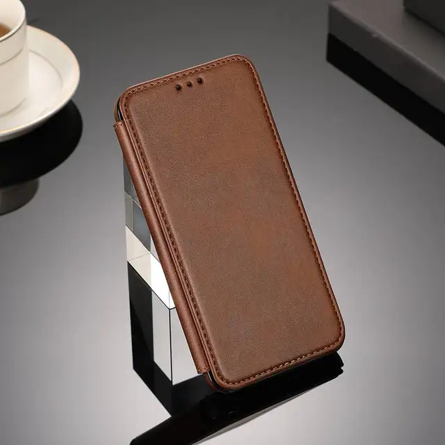 Étui portefeuille en cuir avec aimant pour IPhone 13, 12, 11 Pro Ma 2