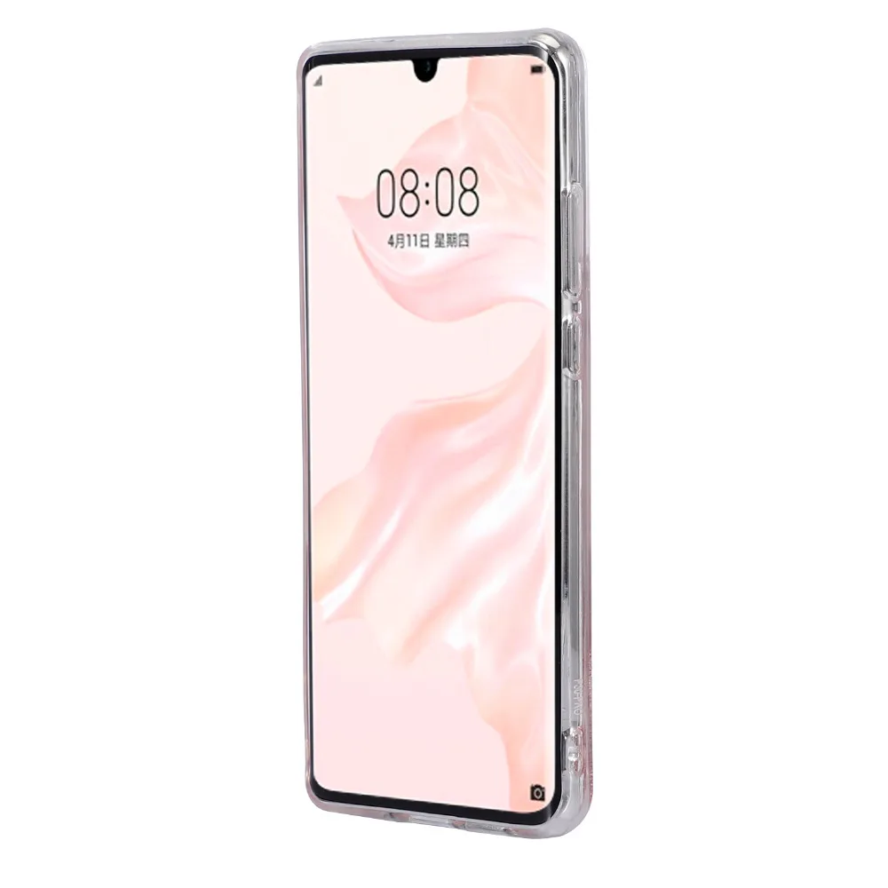 Блестящий чехол для huawei P30 Pro с изображением цветущего персика, динамичный жидкий зыбучий песок, чехол для huawei P20 mate 20 Lite mate 20X Nova 5 5i 4