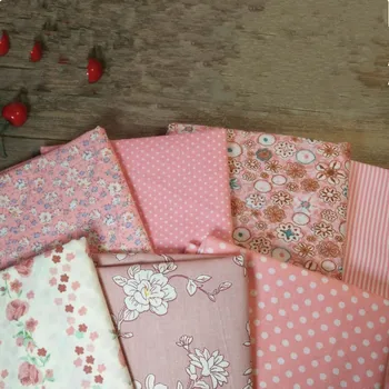 

7 Meters/lot,Floral Printed Patchwork Cloth,Plain Cotton Fabric, DIY Sewing &Quilting Poplin Material For Baby&Child J0020