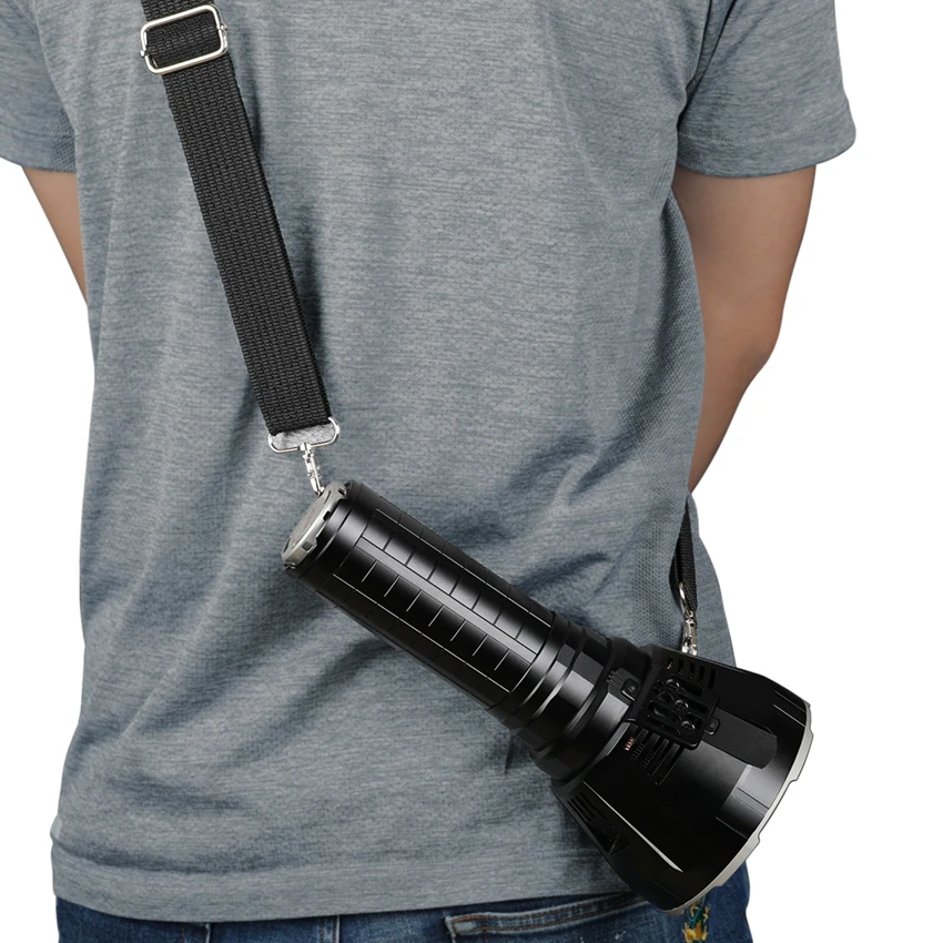 

IMALENT R90TS hand lamp CREE XHP35 HI Max 36000 lumens beam distance 1750 m cooling system built-in battery