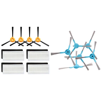 

1 set Replacement Filter and Side Brush Accessory Kit & 6 pcs Side Brush Robot er Accessories Replacement