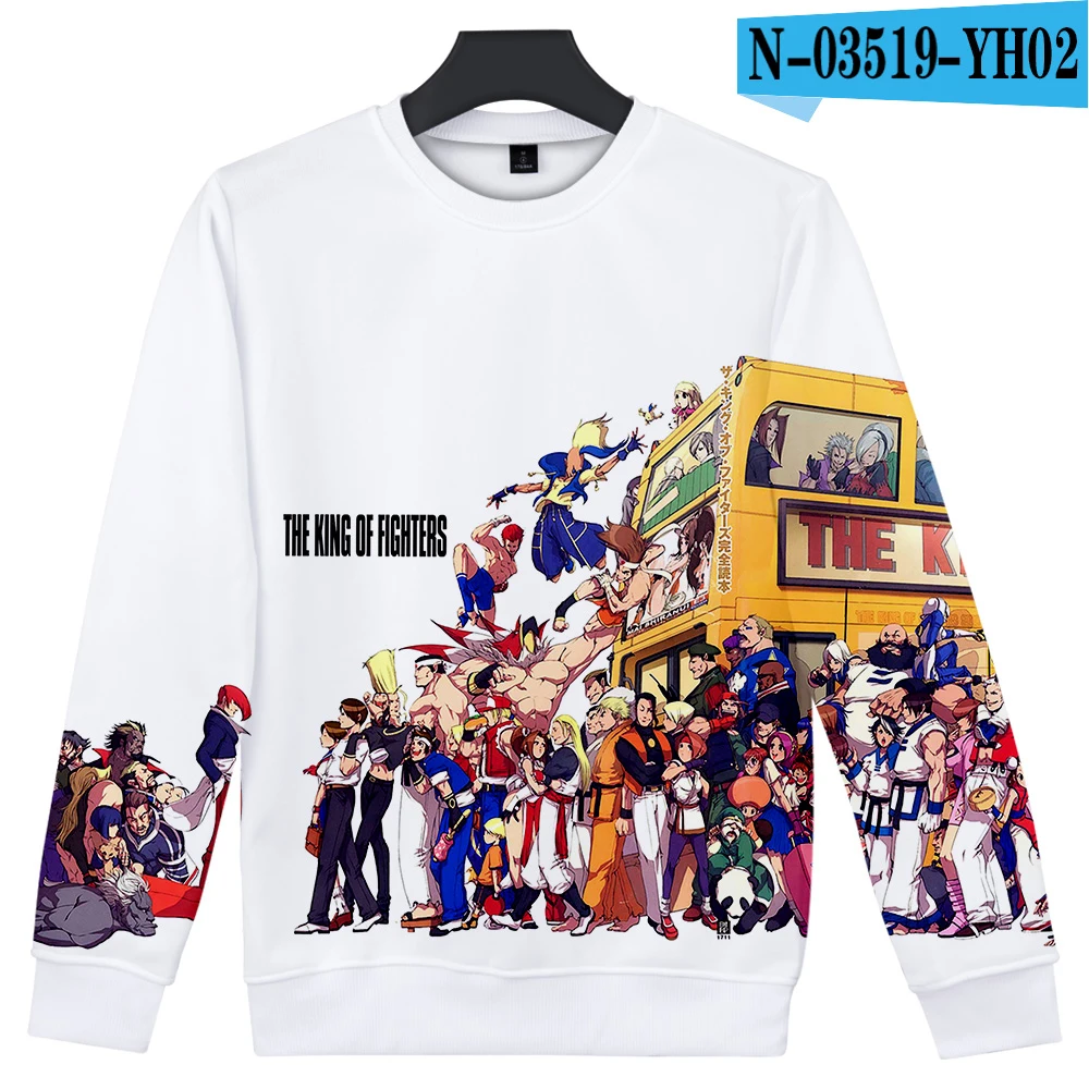 Из серии игр The king of fighters(с модным принтом Футболки Для женщин/Для мужчин с длинным рукавом футболки Новое поступление, горячая Распродажа Повседневное уличная одежда - Цвет: 1