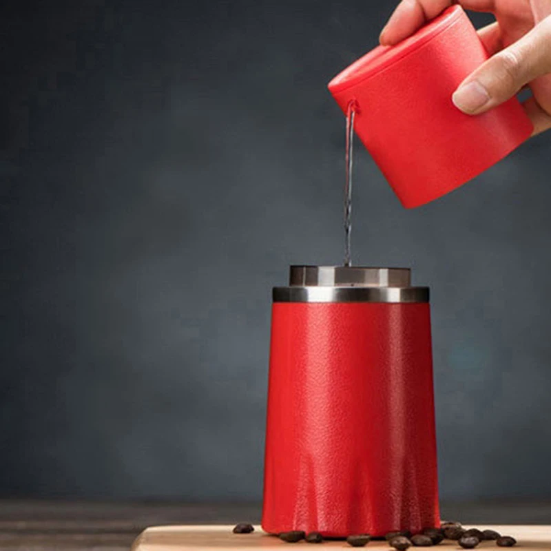 Portable Hand Coffee Grinder Hand Coffee Machine Household Coffee Pot with Stainless Steel Grinding Core Household