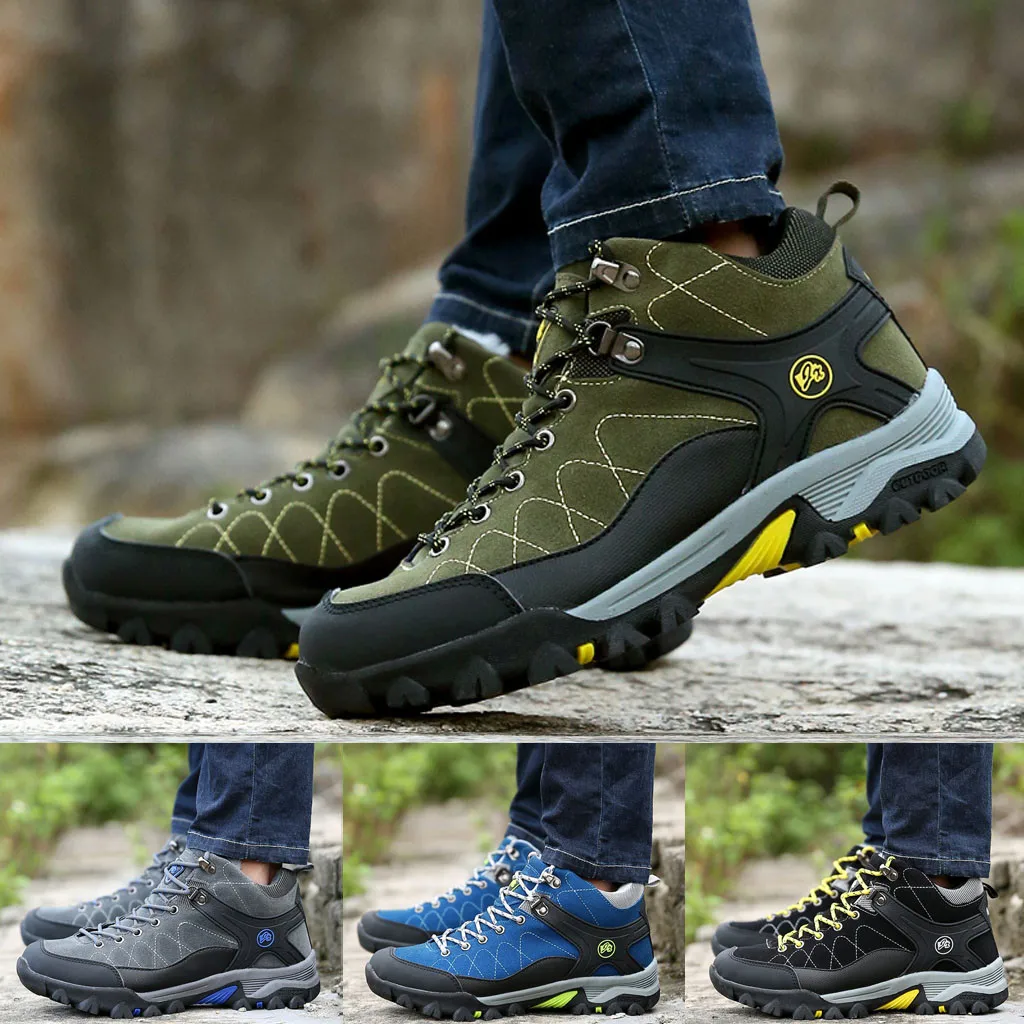 winter boots Plus Velvet Warm boots menCotton Shoes Non-Slip Climbing Shoes Sneakers schoenen mannen maat 40#es