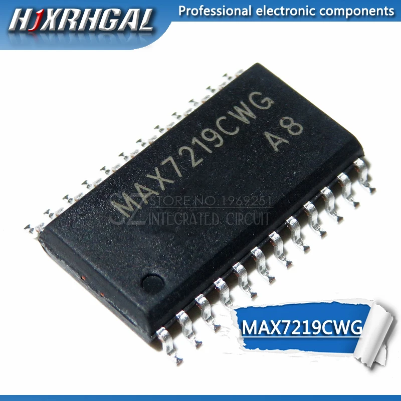 1 шт. MAX7219CWG MAX7219EWG MAX7221CWG SOP MAX7219 MAX7221 Новый и оригинальный IC HJXRHGAL | Электронные