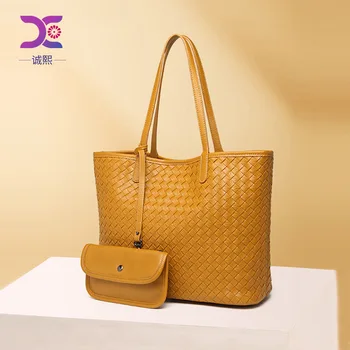 

Summer 2020 New European and American PU one-shoulder hand-held Shopping bag Ladies' Bun Masterbag