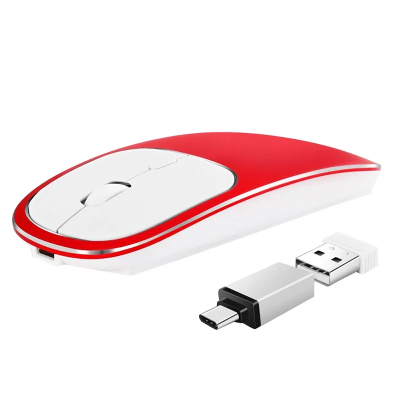 Wireless Mouse Computer Bluetooth Mouse Silent PC Mause Rechargeable Ergonomic Mouse 2.4Ghz USB Optical Mice For Laptop PC