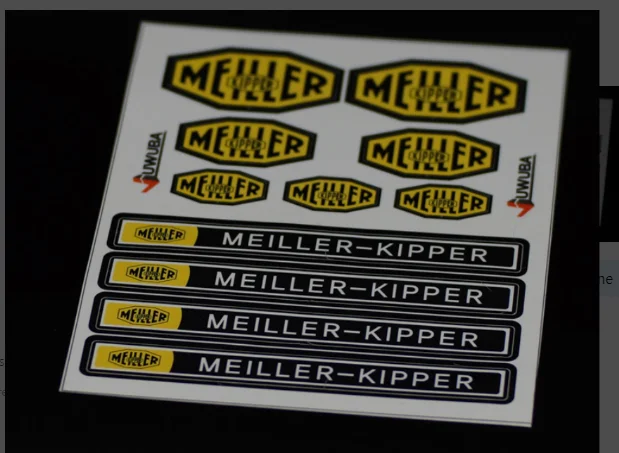 Наклейки с логотипом для радиоуправляемого трактора прицепа benz 1/14