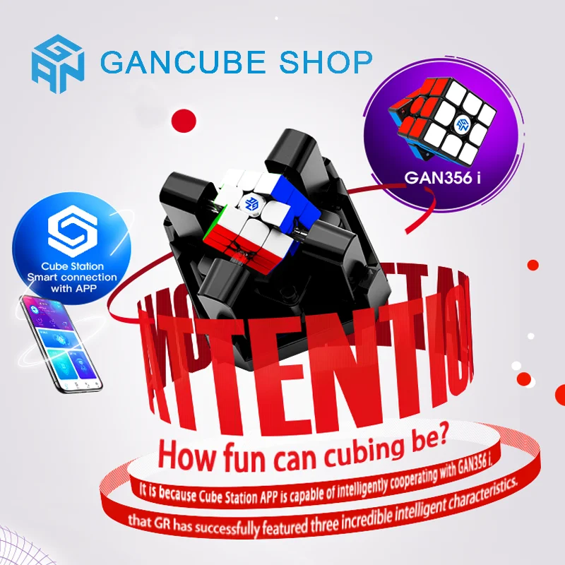 Робот Gan и Gan356i 3x3x3 Magic speed Cube станция приложение GAN 356 i магниты онлайн соревнования GAN356 i головоломка Cubo Magico Gans