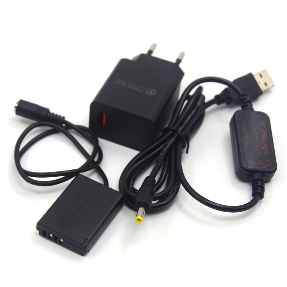 Внешний аккумулятор с USB кабелем зарядное устройство 4 2 в + 5 В соединитель DR 110