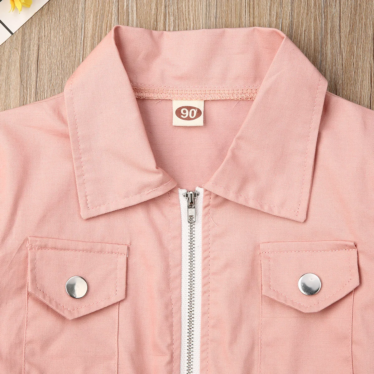 В американском стиле, имеется на осеннее платье с длинными рукавами для девочек Тренч с лацканами Детская Повседневная куртка на молнии, пальто, верхняя одежда