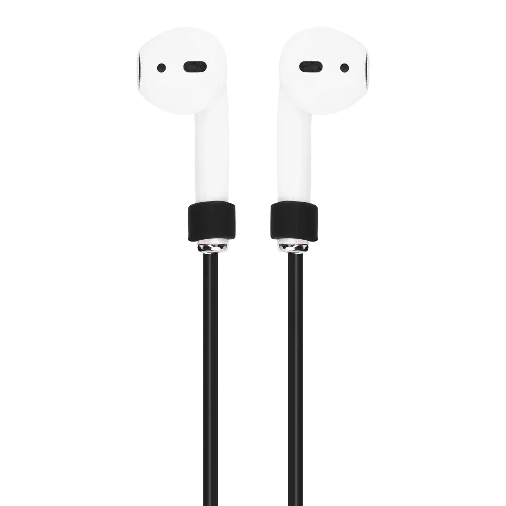 Беспроводной чехол для наушников Airpods 2 и 1 зарядный силиконовый защитный чехол и брелок с помпоном FW3
