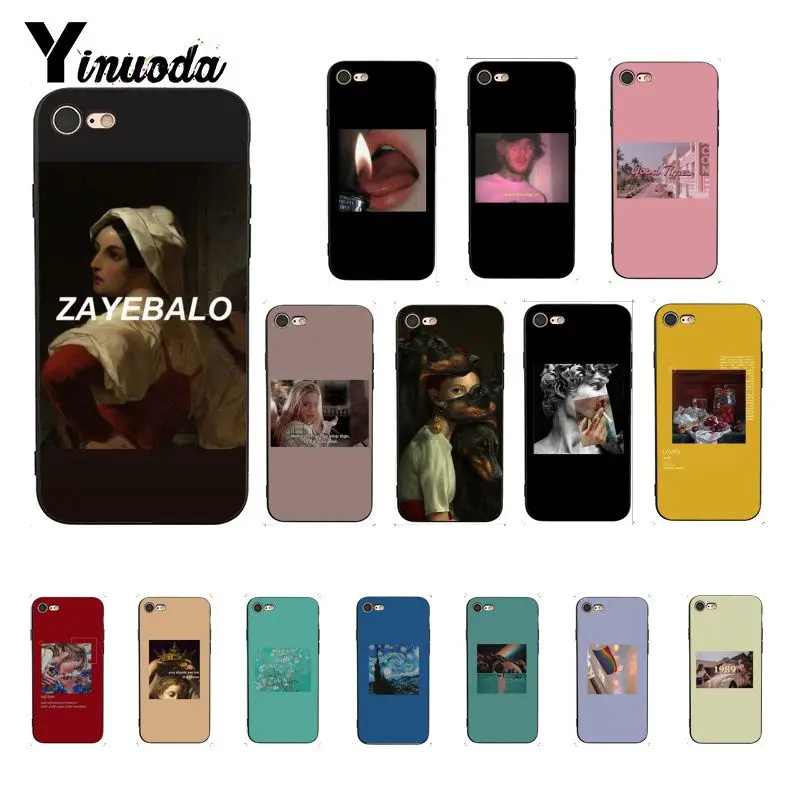 Yinuoda большое искусство картина маслом Ван Гог поделка-чехол для телефона iPhone 5 5Sx 6