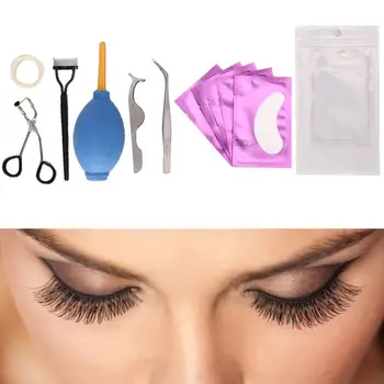 

12pcs Eyelashes Extension Practice Kit False Eyelashes Grafting Eyelash Exercise Tools Kit Eyes Makeup Accessories