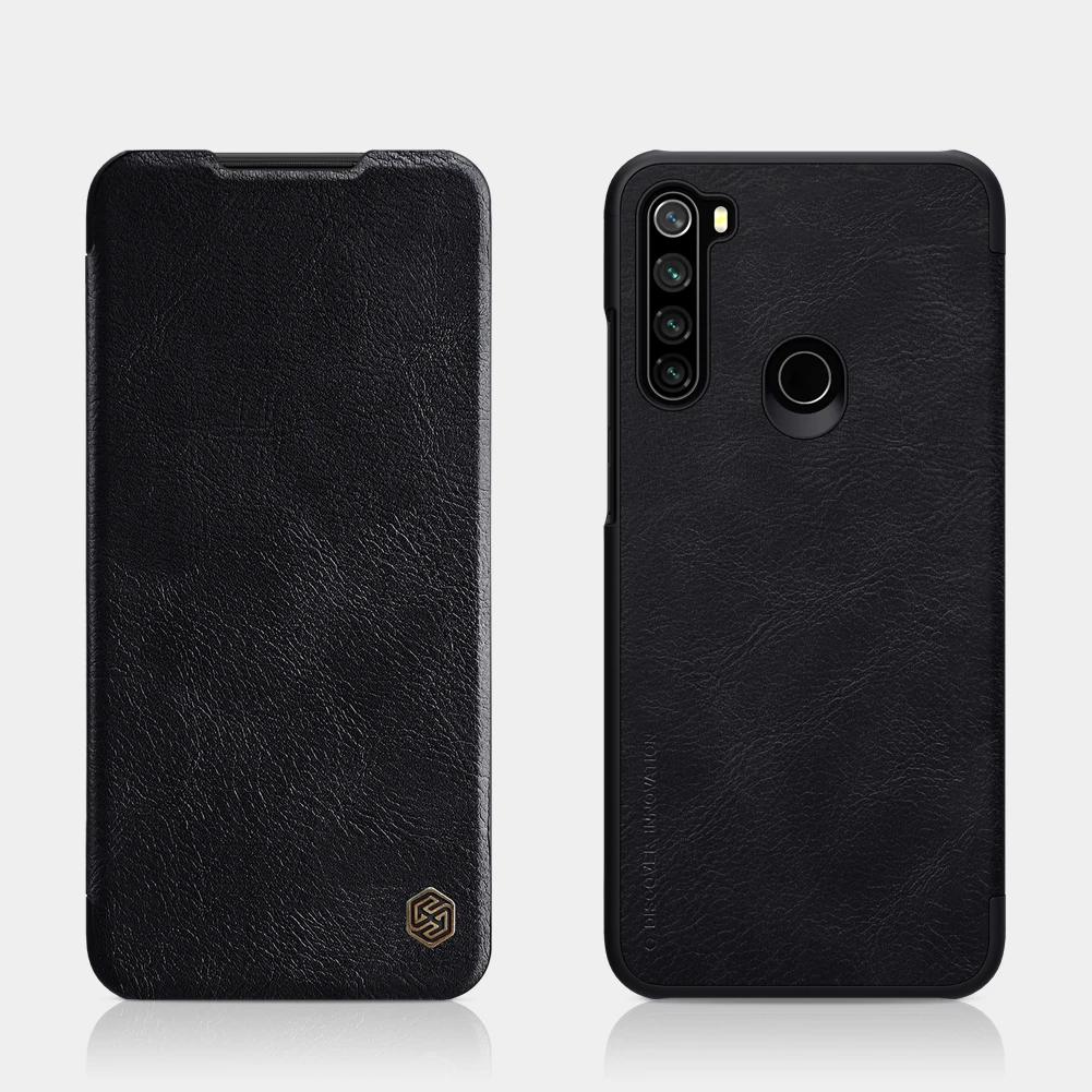 Caes для Xiaomi Redmi Note 8T Note8T Nillkin Qin серия из искусственной кожи флип-чехол для Xiaomi Redmi Note 8T чехол