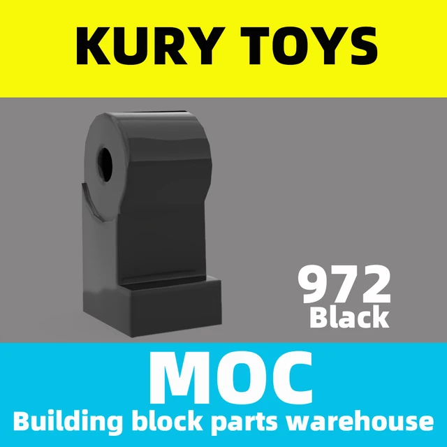 Kury Toys DIY MOC For 972 Building block parts For Body Part Leg, Left 2