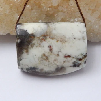 

New Arrival,Natural Gemstone Larimar Handmade Pendant ,32x25x13mm,18.7g