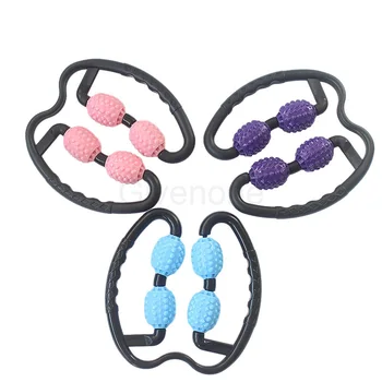 

3D Muscle Massage Roller Body Slimming Massager Leg Neck Arm Muscle Relax Body Shaping Massager Handheld Yoga Gym Equipment