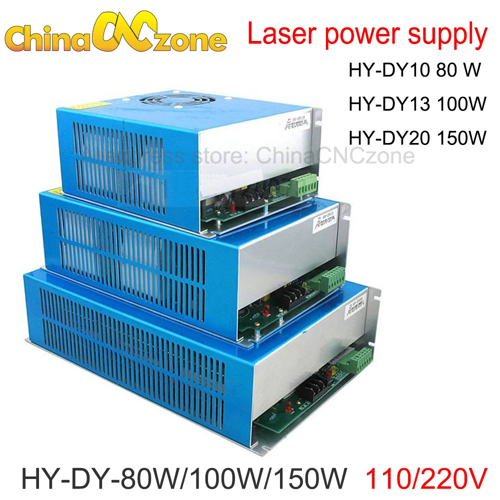 

DY10/DY13/DY20 Co2 Laser Power Supply For RECI Laser Tube Co2 Laser Tube Engraving Cutting Machine DY Series 80W/100W/150W