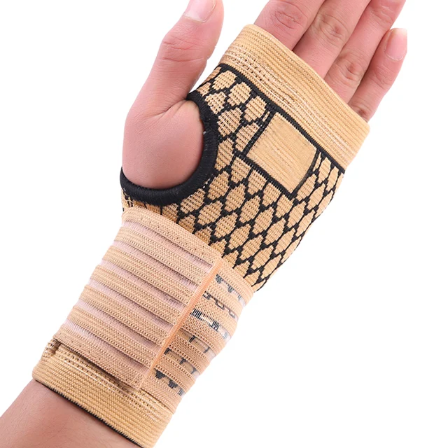 US $2.70 1Pc Hand Palm Wrist Support Adjustable Compression Strap Elastic for Sport Bowling EKNew