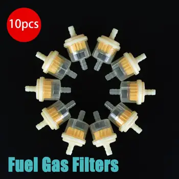 

10Pcs Universal Motorcycle Gasoline Fuel Gas Filters For Small Engine Motorcycle Accessories Oil Filt Moped Scooter Dirt Bike