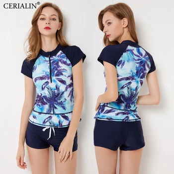

Fashion Print Swimming Suit For Women Hot Sale Two-Piece Surfing Swimwear Beachwear Popular Swimsuit Bathing Suits Plus Size 4XL