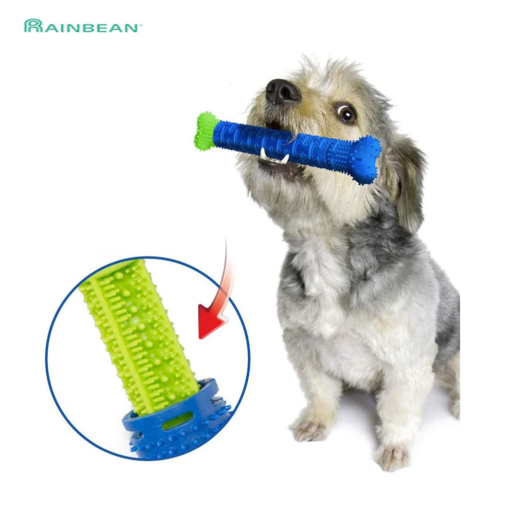 

Dog Chew Toy Dog Toothbrush Pet Molar Tooth Cleaning Brushing Stick Doggy Puppy Dental Care Pet Self-Brushing Toothbrush