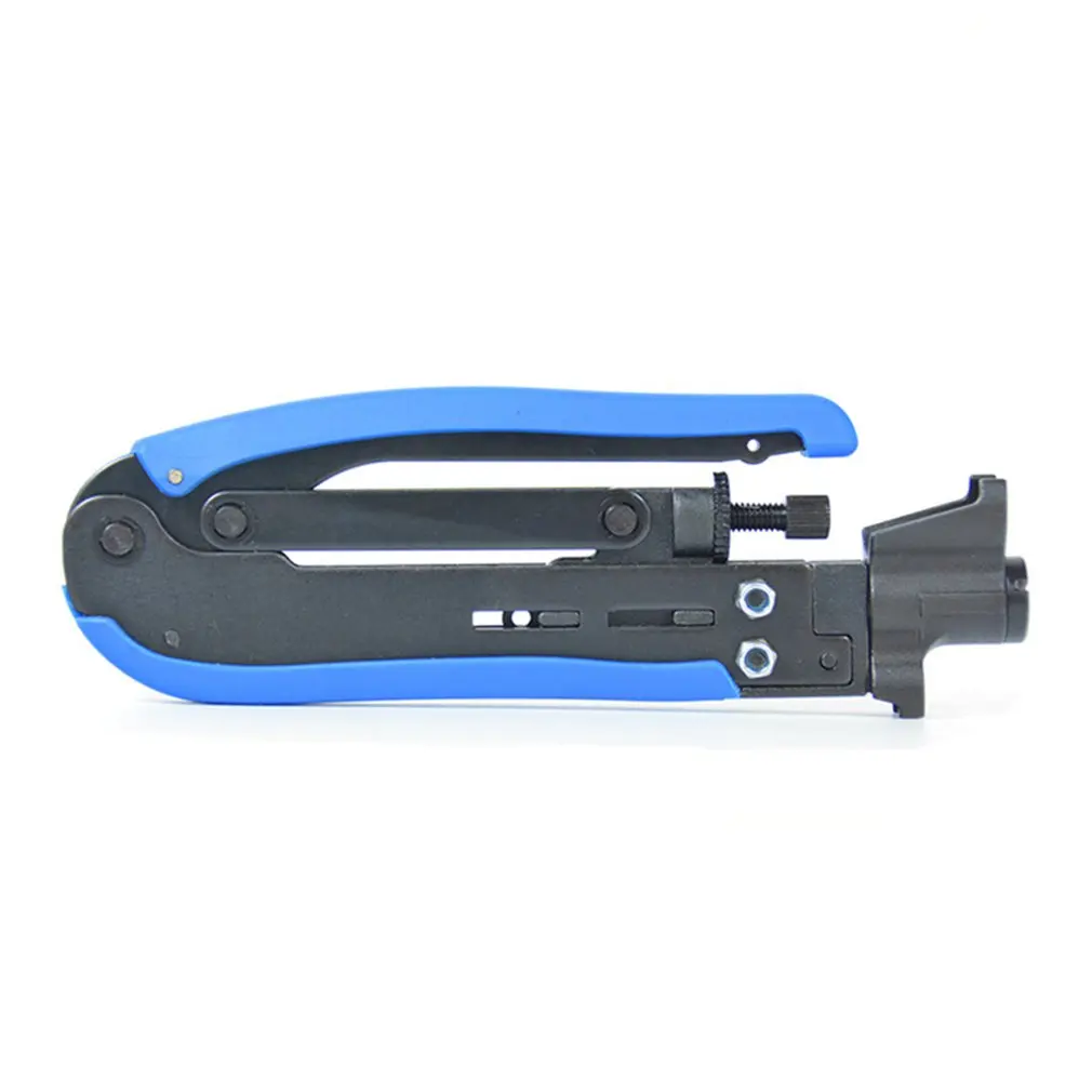 Coaxial Cable Crimper Compression Tool Wire Crimper Plier Crimping Tool For RG59 RG6 RG11 Cable F Coaxial Connectors Cable