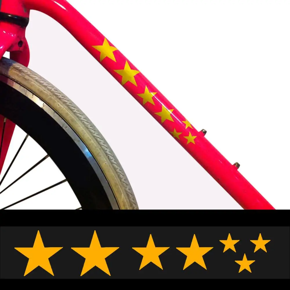 

Mountain Bike Reflective Stickers Frame Wheel Stickers Bicycle Accessories