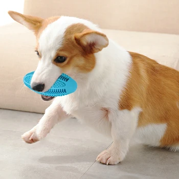 

Dog Silicone Ball Toy Pet Silicone Molar Stick With Leak Food Function Interactive Dog Chew Toy For Teeth Cleaning