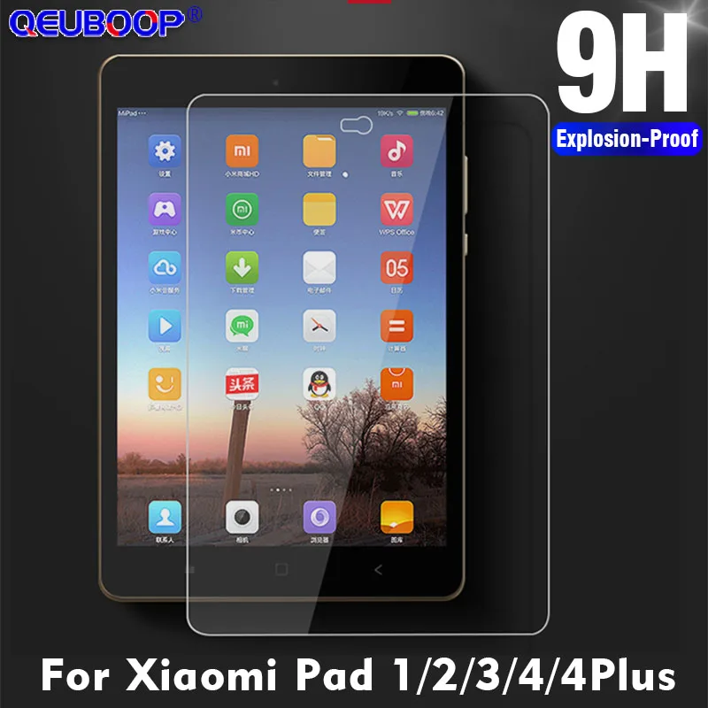9H закаленное стекло для Xiaomi Mi Pad Mipad 4 3 Mipad4 Plus 10 1 дюймов 8 0 протектор экрана
