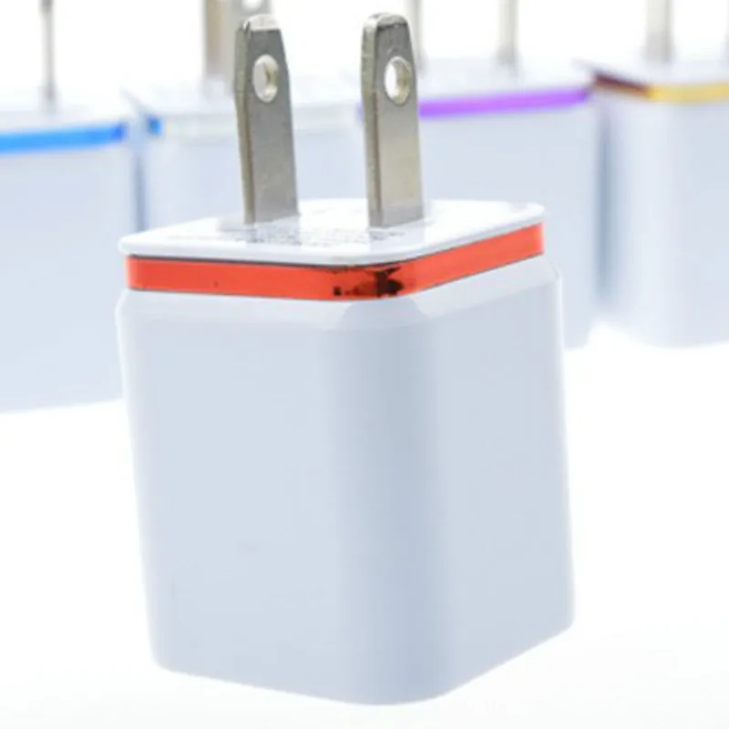 5V 2.1 A+1A Dual USB Wall Charger Home Travel Adapter US Plug For iPod for iphone Samsung Xiaomi Huawei 200pcs | Мобильные телефоны