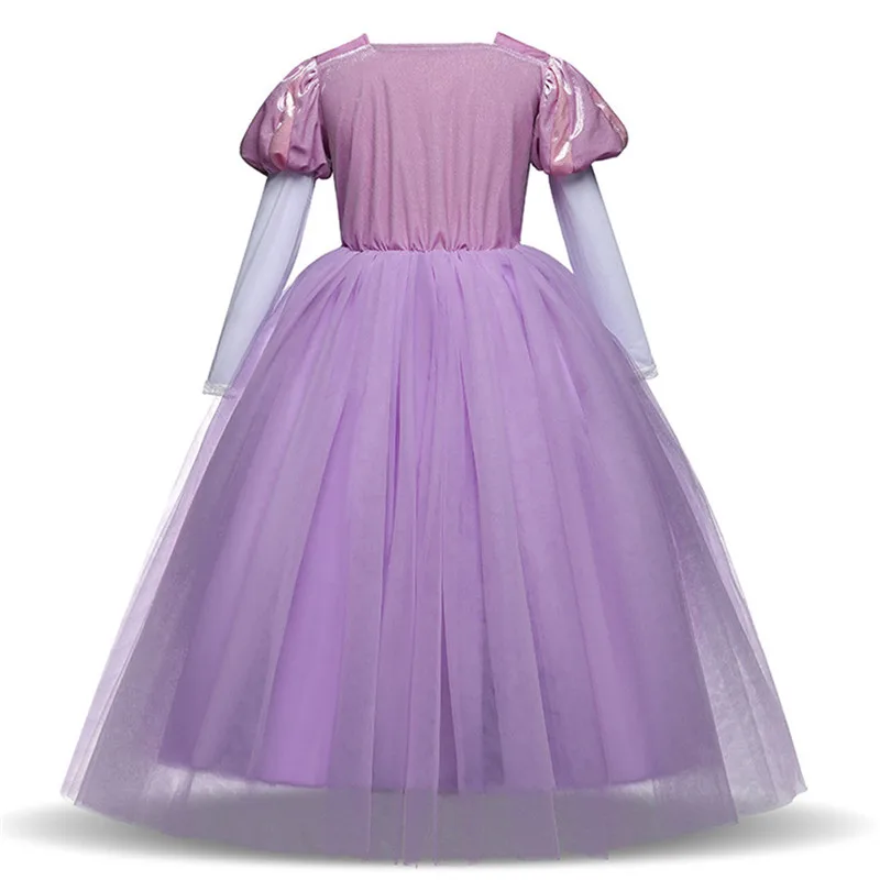 Girls Princess Dresses Lace Kids Girl Dress Princess Embroidery Pageant Gown Party Bridesmaid Dress #4N28 (7)