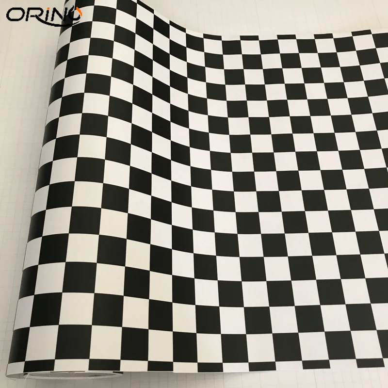 checkered flag vinyl film sticker-1
